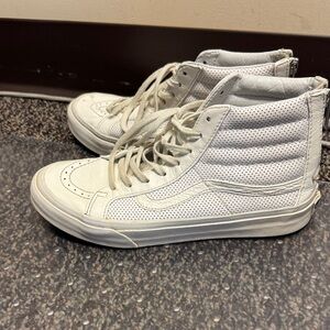 Vans White High-Top Sneakers